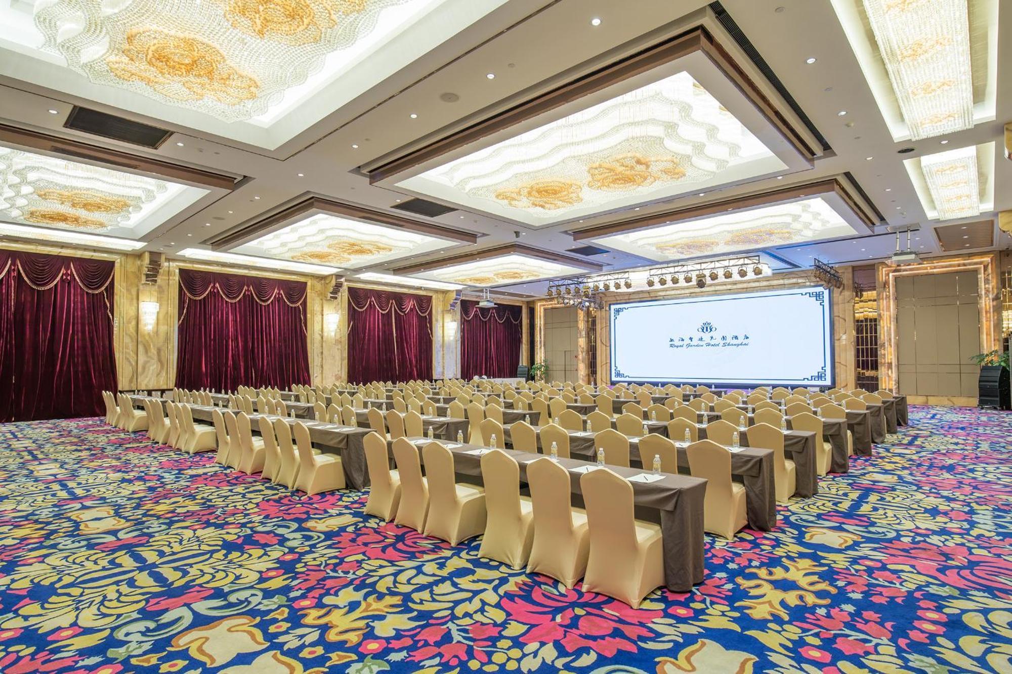 Royal Garden Hotel Shanghai-Free Shuttle To And From Disney & Pvg & Close Metro Line2 Easy To Sha New Expo Экстерьер фото